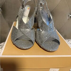 Michael Kors Glittering Silver Heels
